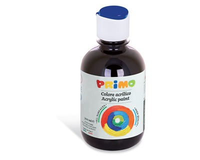 Primo 400TA300800 Colore acrilico nero in bottiglia 300ml - 1pz - OFBA srl