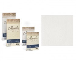 Favini A570414 Calligraphy Canvas 11cm x 22cm 25 buste - bianco 01