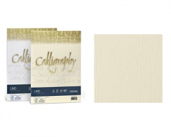 Favini A69Q614 Calligraphy Lino 200gr/mq A4 50 cartoncini - avorio 02