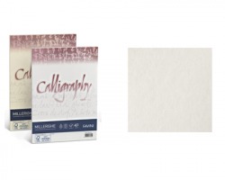 Favini A690324 Calligraphy Millerighe A4 200gr/mq 50 cartoncini - bianco 01