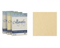 Favini A692084 Calligraphy pergamena - 50 cartoncini f.to A4 190gr - crema 05