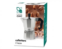 Caffettiera da 2 tazze con 1 guarnizione di silicone di scorta