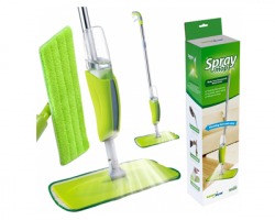 Greenblue GB830 Spray mop in microfibra, cap. serbatorio acqua 0.4l, bastone lungo 123cm, 2 panni