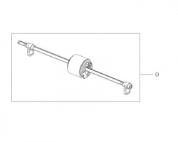 Samsung JB7500300A Bypass pickup roller originale