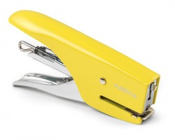 Kartia 0116G Mini Cucitrice manuale a pinza, passo 10 in acciaio giallo - 1pz