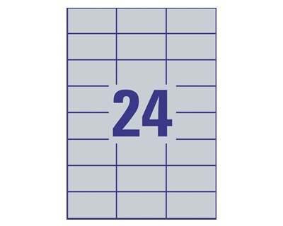 Etichette Resistente Avery L6009 - Argento, 46x21mm, 240 Pz, Per Interni Ed Esterni - Foto 5