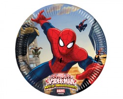 Spiderman Piatti in carta Ø 19.5cm - conf. 8pz