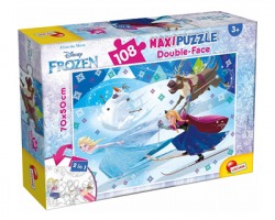 Lisciani Disney Frozen Maxipuzzle double-face 108pz , 3+