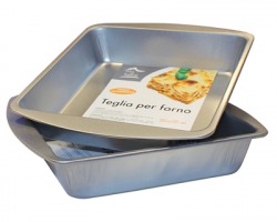 Teglia antiaderente per forno, misura 24x21cm