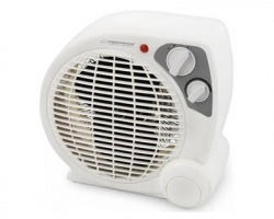 Esperanza EHH002 Termoventilatore mod. Mojave, 3 livelli di regolazione flusso d'aria, colore bianco