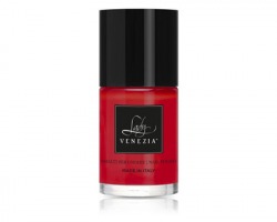 Lady Venezia Smalto Chic 009 per unghie rosso intenso, asciugatura rapida, lunga durata, da 11ml, made in Italy