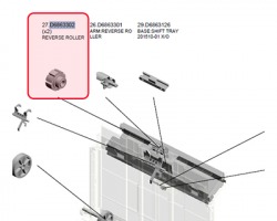 Ricoh D6863302 Reverse roller originale