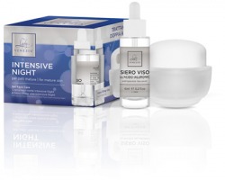 Lady Venezia Intensive Night Set Crema notte viso + Siero lifting viso all'acido ialuronico, per pelli mature