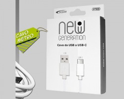 Cavo da USB a USB-C (Type C) da 1mt, colore bianco