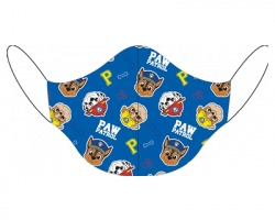 Paw Patrol Macherina facciale lavabile per bambini, in cotone al 100%, dai 3 anni un su, 1pz