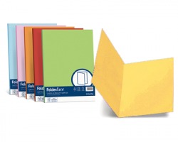 Favini A50B664 Folder simplex cartellina Luce-Acqua 200gr 50pz - giallo sole 53