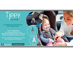 Digicom Tippy smart pad - Cuscinetto anti-abbandono per bimbi conforme alla disposizione del DM n.122 del 02/10/19