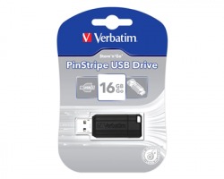 Verbatim 49063 Store 'n' Go PinStripe pendrive USB 2.0 16GB colore nero