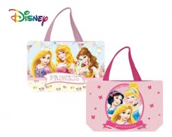 Disney Principesse Borsa mare, grande misura 50x34cm, con cerniera - 1pz