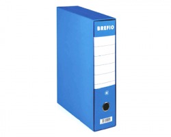 Brefiocart 0201190/BL Brefio - Registratore protocollo blu dorso 8cm - formato utile 23x33cm - 1pz