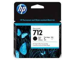 HP 3ED71A Cartuccia inkjet nero originale (712XL)