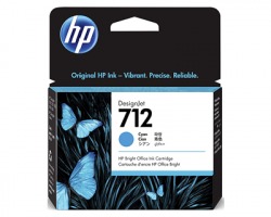 HP 3ED67A Cartuccia inkjet ciano originale (712)