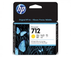 HP 3ED69A Cartuccia inkjet giallo originale (712)