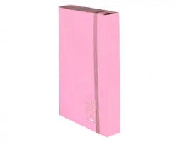 Brefiocart 0221301/RC New color - Cartella progetto rosa dorso 10cm