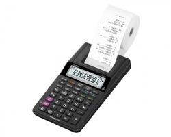 Casio HR-8RCE-BK Calcolatrice mini scrivente display 12 cifre