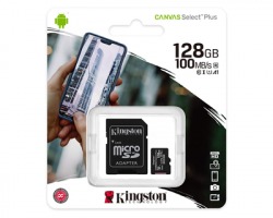 Kingston Canvas Select Plus SDCS2/128GB Class 10 UHS-I con adattatore