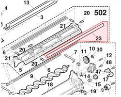 Sharp PSEL0132QSZZ Mylar gruppo di sviluppo originale