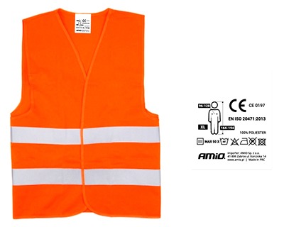 Gilet Catarifrangente FRTAOOP 4 Pezzi - Alta Visibilità 360° Taglia Universale - Foto 1