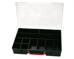 Valigetta organizer porta minuterie in plastica - 1pz