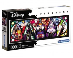 Clementoni 39516 Panorama - Puzzle Disney Villains, 1000pz