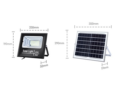 Aigostar-Lampada Solare con Sensore di Movimento,70W,Cavo da 8 M,Batteria di Grande Capacità da
