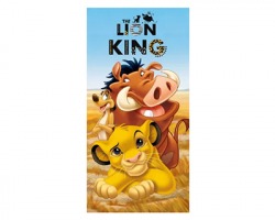 Disney Il re leone Telo mare in cotone al 100%, misura 140x70cm