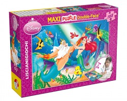 Lisciani Disney La Sirenetta Maxipuzzle double-face 108pz , 3+