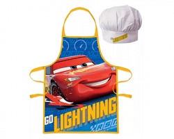 Cars Set Regalo grembiule + cappello da chef, consigliato per 3/ 8 anni