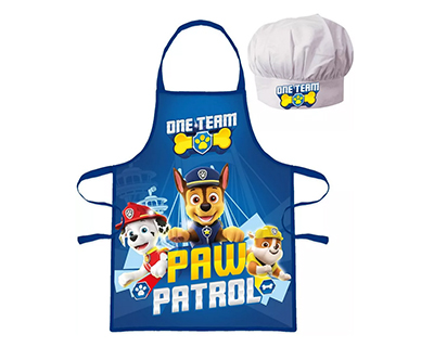 Paw PAtrol Set Regalo grembiule + cappello da chef, consigliato per 3/ 8  anni - OFBA srl