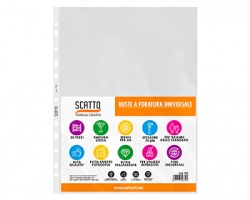 Scatto 702 Buste forate A4 70micron 1x20pz