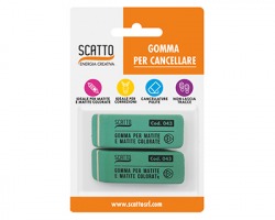 Scatto 043 Gomma verde in blister 1x2pz