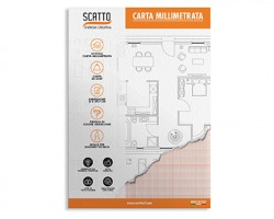 Scatto 979 Blocco di carta millimetrata da 80gr. 10ff