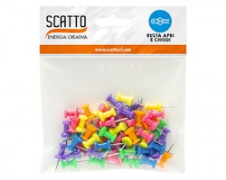 Scatto 773 Penna gel con punta da 0.8mm - colori fluo assortiti - blister  da 6pz - OFBA srl