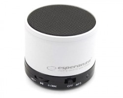 Esperanza EP115W Bluetooth Speaker FM potenza 3W, colore bianco