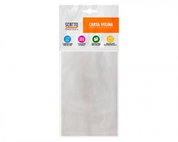 Scatto 200-BI Carta Velina 5ff misura 50x75cm, colore bianco