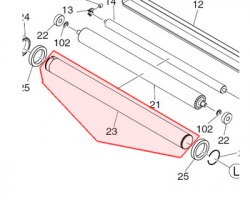 Toshiba Rullo Fus Superiore E Studio 230-e Studio 280 (6la27846000)