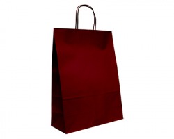 Scatto 2029-BO Busta regalo con manico ritorto misura 20x29cm, colore bordeaux