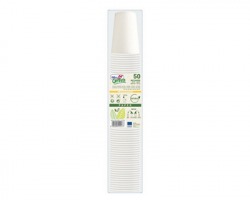 Bicchieri in carta laminati (PE) 350ml, colore bianco - 50pz