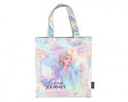 Disney Frozen - Elsa Borsa con manici ricurvi, misure 26x27cm