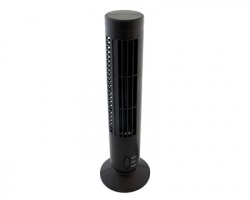 Ventilatore a colonna da tavolo, USB 2.5W, colore nero